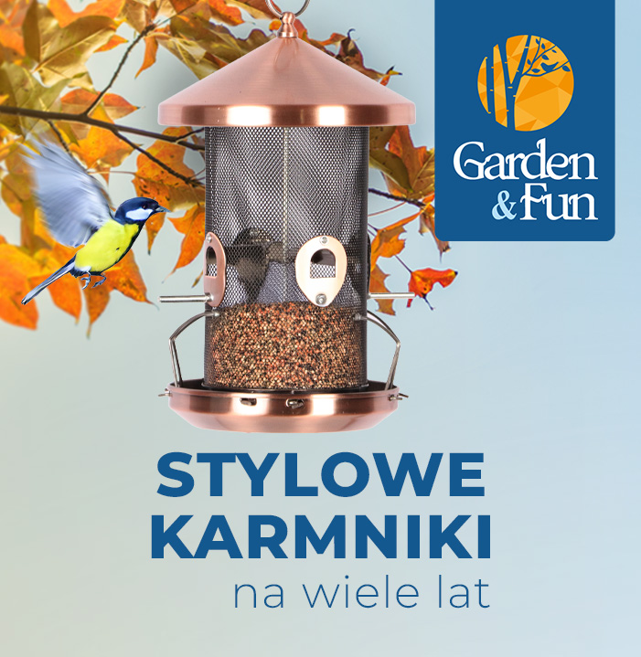 Karmniki dla ptaków od Garden&amp;Fun