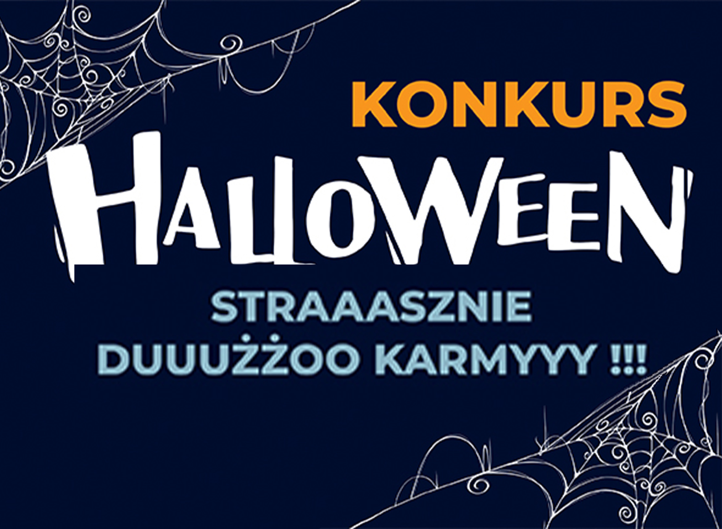 Haloween ze straaaaaszną ilością karmy