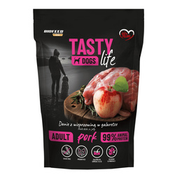 Biofeed Tasty Dogs Life wieprzowina 90% saszetka 500g