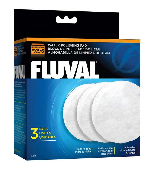 Fluval wkładka do filtrów kubełkowych FX2/FX4/FX5/FX6  3szt