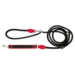 Barry King Smycz regulowana Skóra Łoś 20mm/6/220cm czerwony