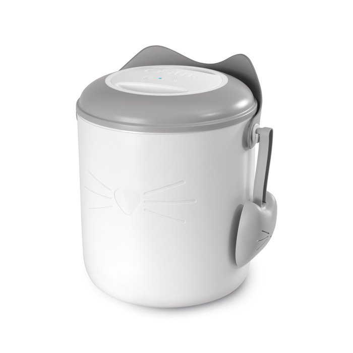 Catit Pixi pojemnik próżniowy na pokarm dla kota 9,6l/5,5kg 26x24,5x30,7cm z łopatką