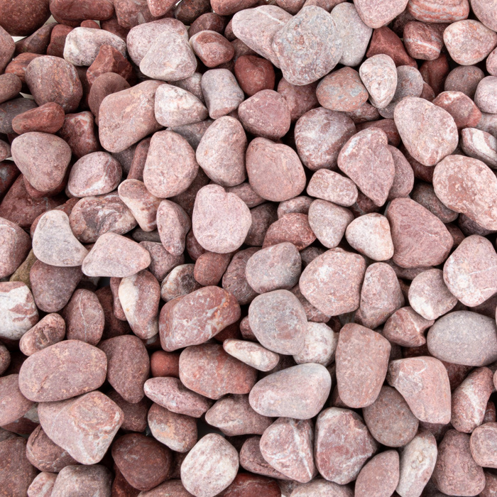 Terra Natura Kamienie kruszone tumbled red 10-20mm do akwarium terrarium 5kg/opak