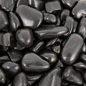 Terra Natura Kamienie polerowane Black Pebble III 20-30mm do akwarium terrarium 10 kg/opak
