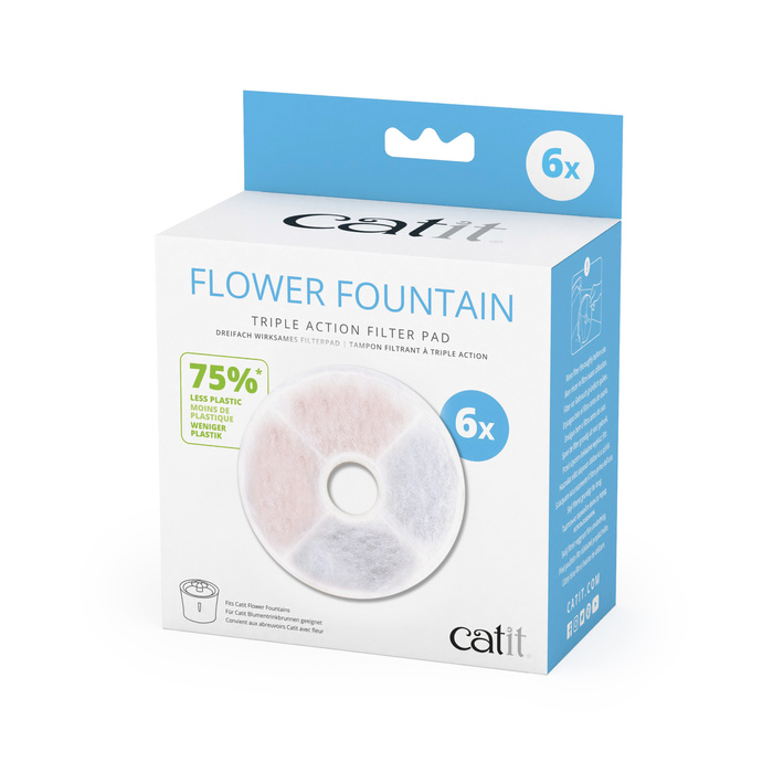 Catit Triple Action filtr do fontann Catit - 43742 43725 43747 50023 50053,55600 6szt/OPAK
