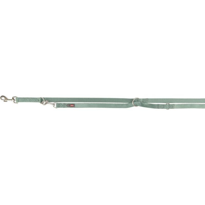 Trixie Smycz regulowana Premium taśma szałwia XS-S: 2,00m/15mm