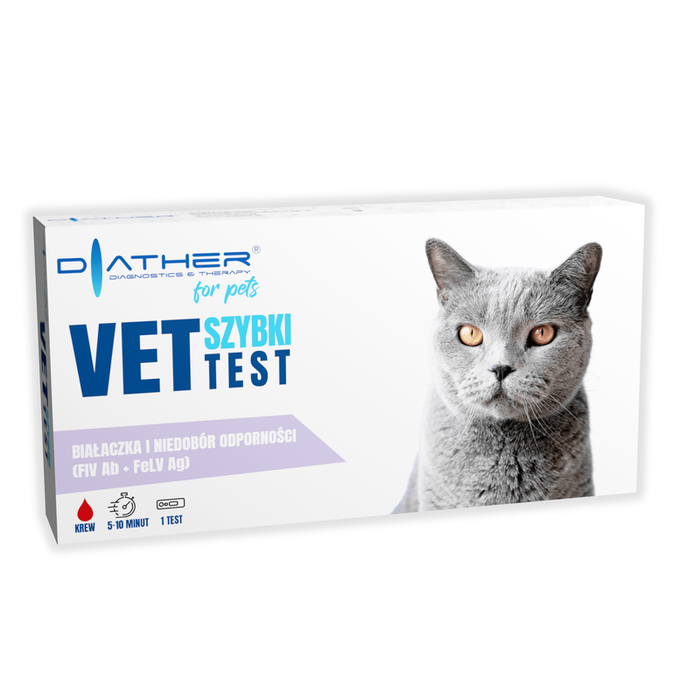 Vet Test - niedobór odporności i białaczka (FIV Ab + FeLV Ag)