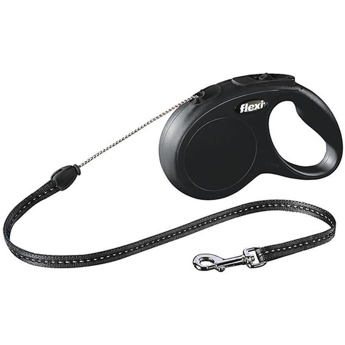 Flexi Smycz New Classic (M) Linka 5m CZARNA