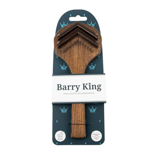 Barry King Zgrzebło dla zwierząt drewno bukowe stal materiał ABS 8,6x19,9cm
