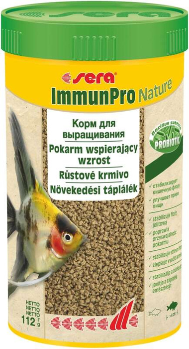 Sera ImmunPro Nature 250 ml pokarm wolnotonący dla ryb powyżej 4cm