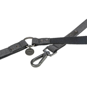 Trixie Smycz V CityStyle bawełna czarna M-L: 2.00m/20mm