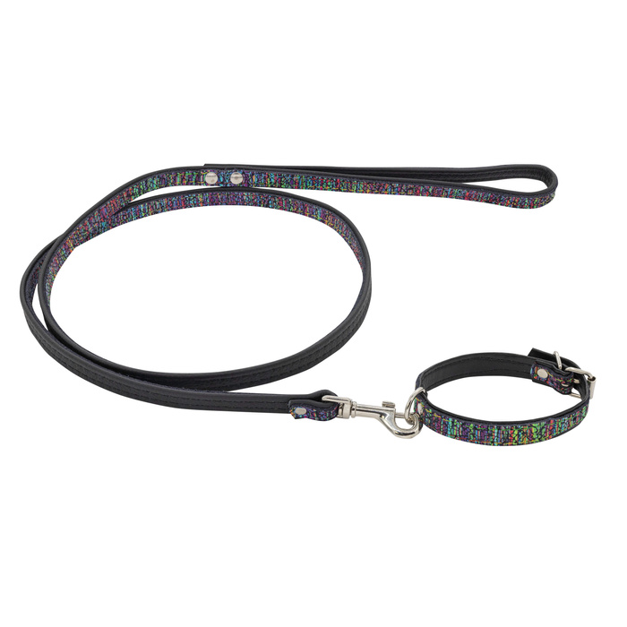 Barry King Smycz dla psa skórzana Laser XS-S 12mm/120cm