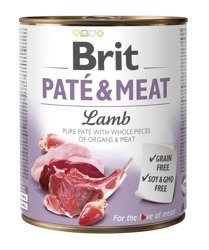 Brit Pate&Meat z jagnięciną 800g