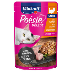 Vitakraft Poesie 85g Deli Sauce Indyk