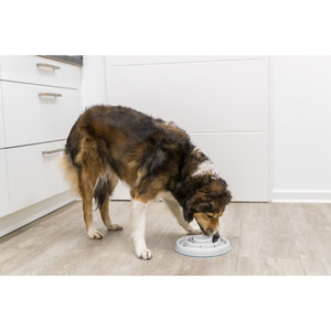 Trixie Slow Feeding szara plastik/TPR 0,45l/23cm spowalniająca jedzenie