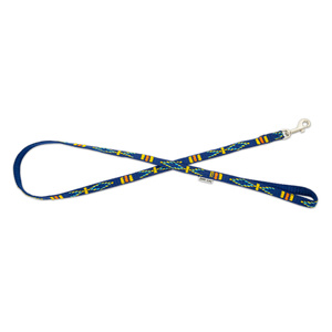 Barry King Smycz granatowa wzór etniczny taśma polipropylenowa 10mm/120cm