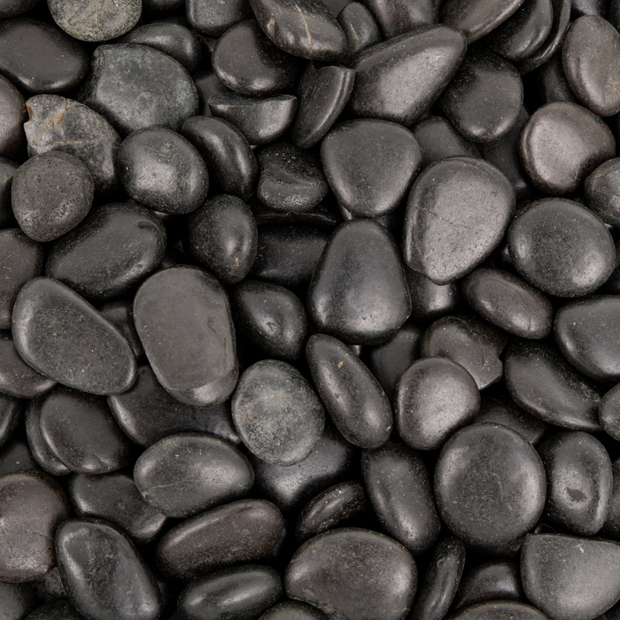 Terra Natura Kamienie polerowane Black Pebble II 10-20 do akwarium terrarium 5 kg/opak
