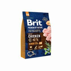 Brit Premium by Nature Senior S/M Kurczak 3kg sucha karma