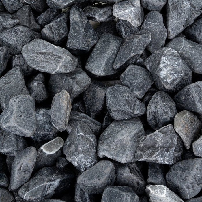 Terra Natura Kamienie kruszone Tumbled Black 20-30 mm 10 kg/opak