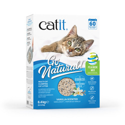 CatIt Go Natural Multi-Cat Żwirek z łupin grochu i bentonitu Waniliowy 6,4kg