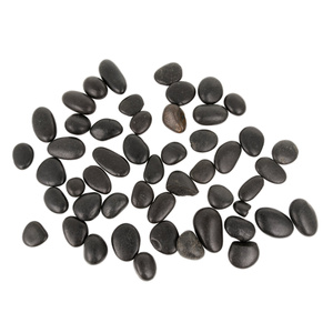 Terra Natura Kamienie polerowane Black Pebble II 10-20 do akwarium terrarium 5 kg/opak