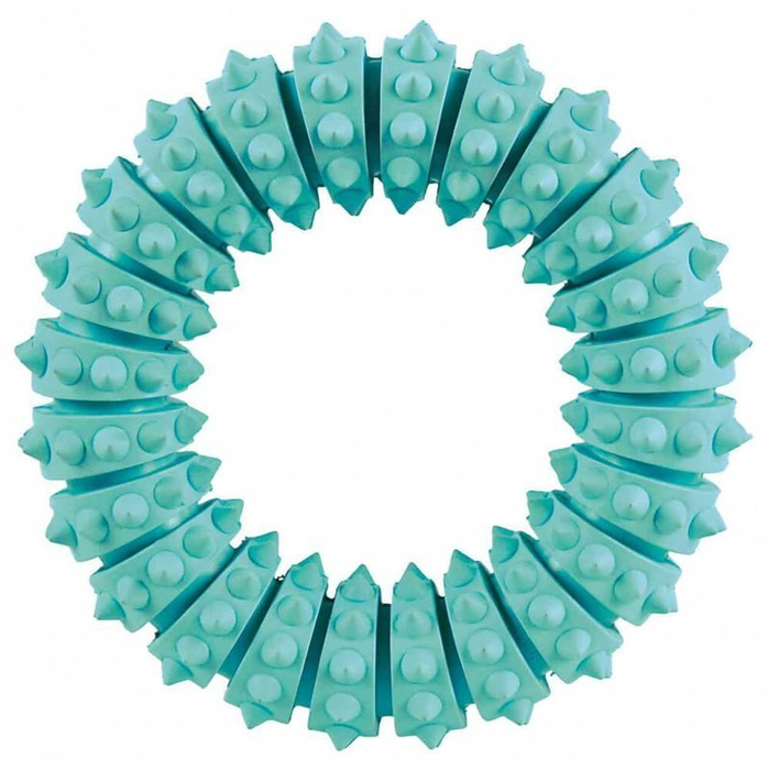 TRIXIE Denta Fun Ring - Kauczukowy Pierścień z Miętą 12cm Gryzak dla Psa