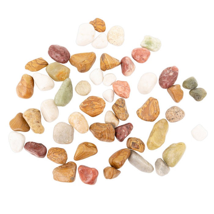 Terra Natura Kamienie polerowane Multicolor Pebble 10-20mm do akwarium terrarium 5kg/opak