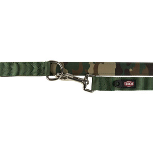 Trixie Smycz regulowana Premium podbita neoprenem L-XL: 2m/25mm kamuflaż/leśny