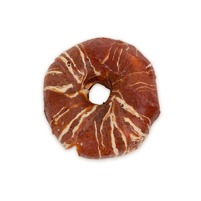 Hau&Miau Pausesnack przysmak dla psa donaty ze skóry z kaczką 500g
