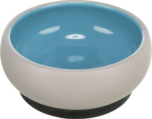 Trixie Miska dla kota ceramiczna 0.3l/11cm z gumową podstawą różne kolory
