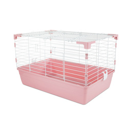 Panama Pet Klatka dla gryzoni i królika 69x44,5x43 cm biało/różowa