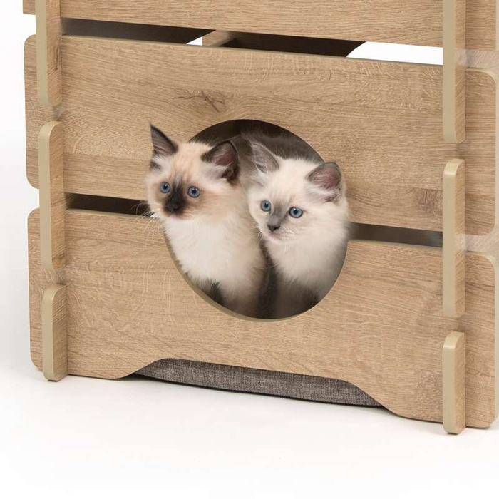 Catit Domek dla kota Catit Vesper Cottage 50x50x49cm Dąb