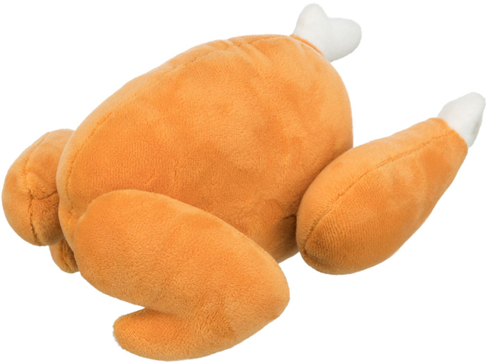 Trixie Pieczony kurczak zabawka dla psa plusz 26cm z dźwiękiem