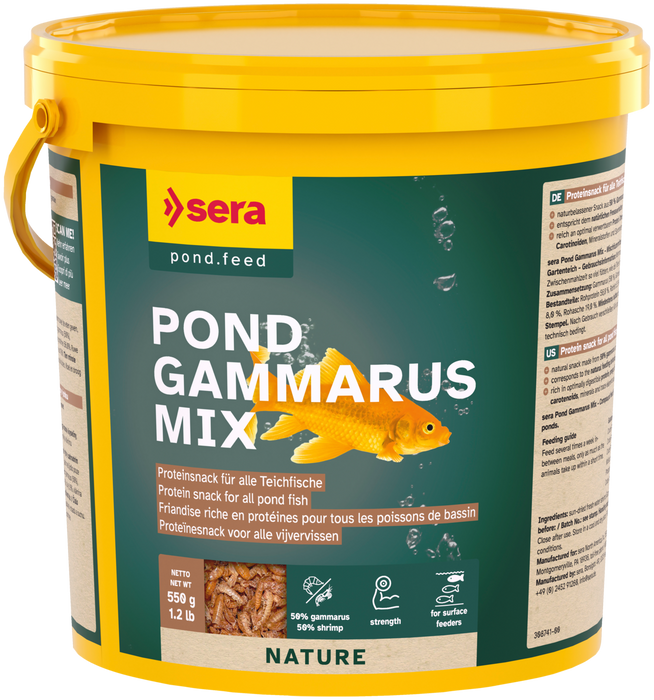 Sera Pond Gammarus Mix 3,8l/550g przysmak dla ryb stawowych