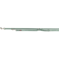 Trixie Smycz regulowana Premium taśma szałwia M-L: 2,00m/20mm