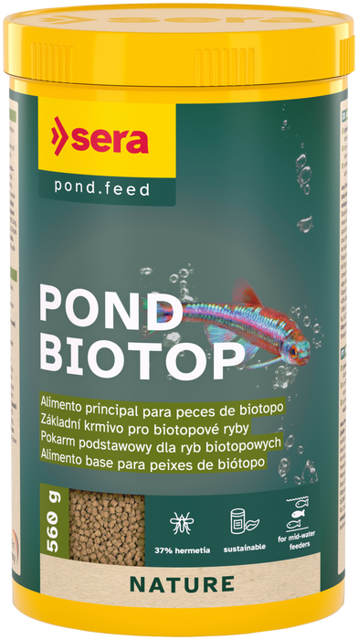 Sera Pond Biotop 1000ml/ 560 g granulat - pokarm podstawowy dla ryb stawowych