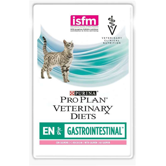 PURINA ProPlan Veterinary Diets Feline EN Gastrointestinal z Łososiem 85g