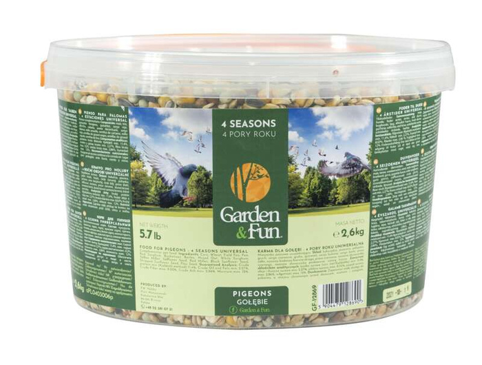 Garden&Fun karma dla gołębi 4 pory roku 2,6kg