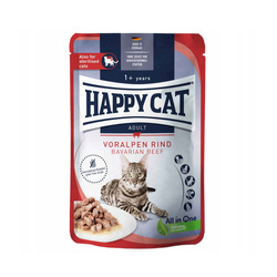 Happy Cat Bavarian Beef mokra karma dla kotów dorosłych wołowina bawarska saszetka 85 g