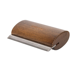 Barry King Zgrzebło do podszerstka dla zwierząt drewno bukowe stal 13cm