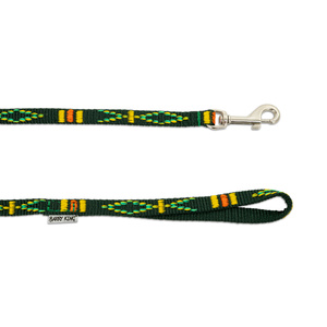 Barry King Smycz zielona wzór etniczny taśma polipropylenowa 16mm/120cm