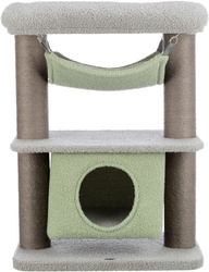 Trixie Junior Lunito drapak z legowiskiem dla kota szary/miętowy 71cm