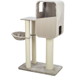 Trixie Marina Stabilny drapak dla kota z hamakiem i domkiem 132cm Szary