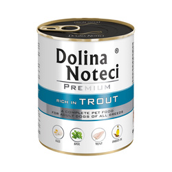 Dolina Noteci Premium Bogata w Pstrąga 800g Mokra karma dla psa