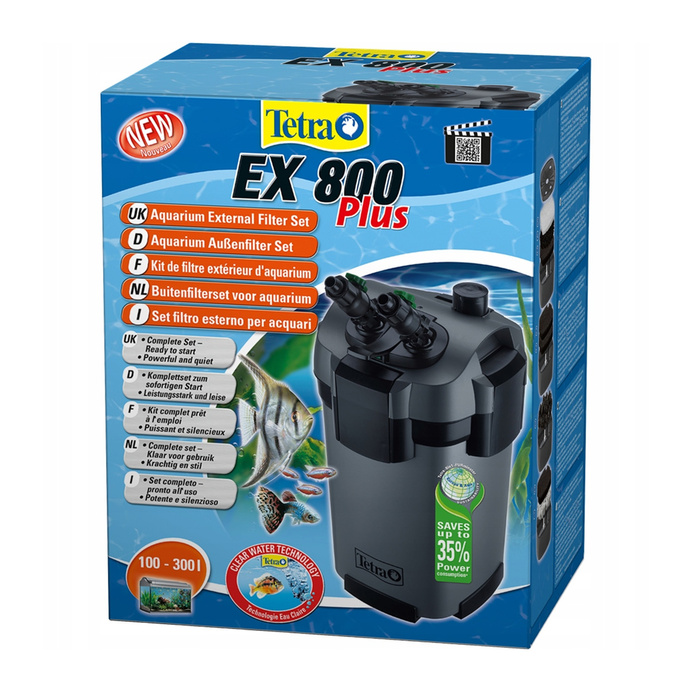 TETRA External Filter EX 800 Plus Do akwarium 100-300L
