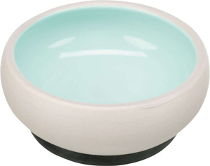 Trixie Miska dla kota ceramiczna 0.3l/11cm z gumową podstawą różne kolory