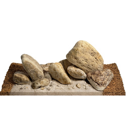 WIO Pale Ethereal River zestaw do dekoracji do akwarium kość słoniowa 9kg worek