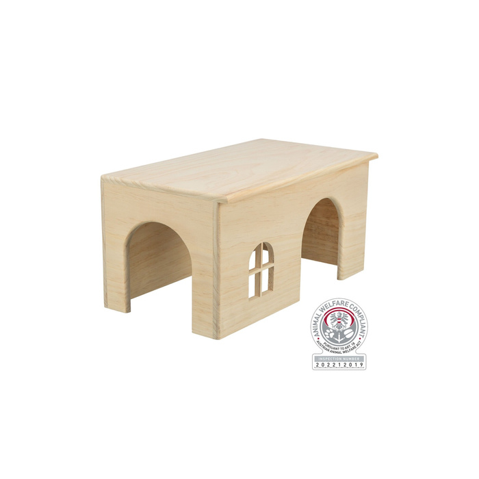 Trixie domek z drzewa sosnowego dla królika 40x20x23cm