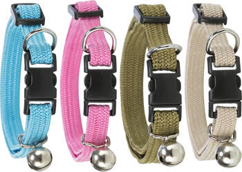 Trixie obroża dla kota parciana z dzwonkiem