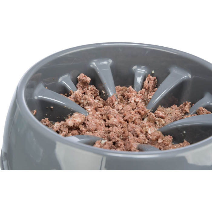 Trixie Slow Feeding różne kolory plastik/TPR 1,4l/25cm spowalniająca jedzenie